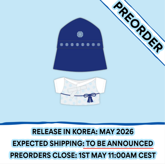 [PREORDER] Stray Kids - [SKZOO EVERYWHERE ALL AROUND THE WORLD POP-UP STORE IN SEOUL OFFICIAL OFFLINE MD] SKZOO STANDING PLUSH OUTFIT SEOUL Ver.