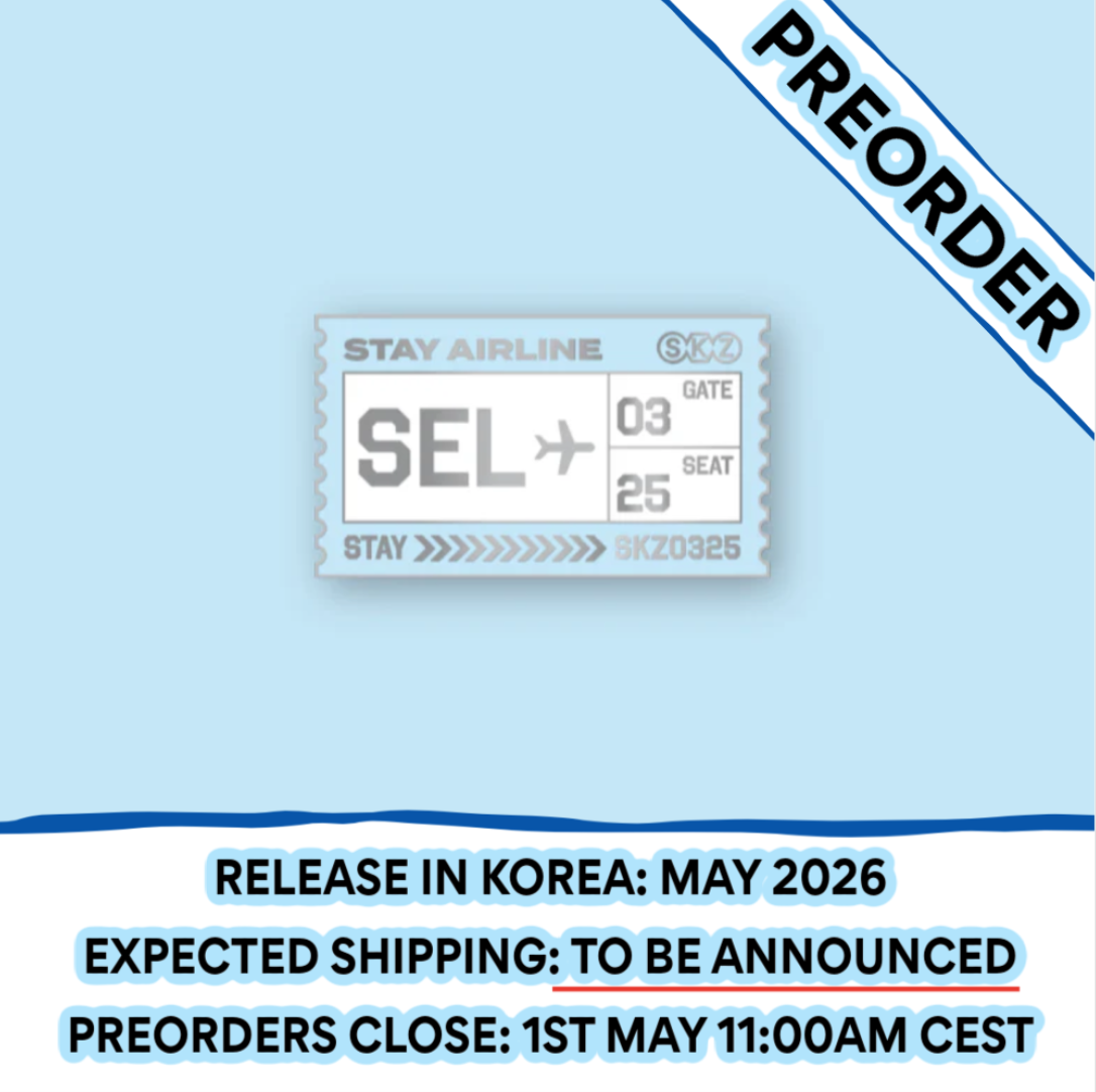[PREORDER] Stray Kids - [SKZOO EVERYWHERE ALL AROUND THE WORLD POP-UP STORE IN SEOUL OFFICIAL OFFLINE MD] METAL BADGE SEOUL Ver.