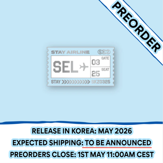 [PREORDER] Stray Kids - [SKZOO EVERYWHERE ALL AROUND THE WORLD POP-UP STORE IN SEOUL OFFICIAL OFFLINE MD] METAL BADGE SEOUL Ver.