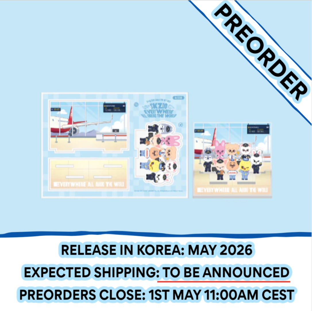 [PREORDER] Stray Kids - [SKZOO EVERYWHERE ALL AROUND THE WORLD POP-UP STORE IN SEOUL OFFICIAL OFFLINE MD] SKZOO ACRYLIC STAND SEOUL Ver.