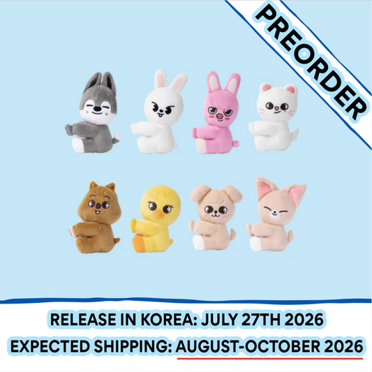 [PREORDER] Stray Kids - [SKZOO EVERYWHERE ALL AROUND THE WORLD POP-UP STORE IN SEOUL OFFICIAL ONLINE MD] SKZOO STRAP PLUSH (Member Choice)