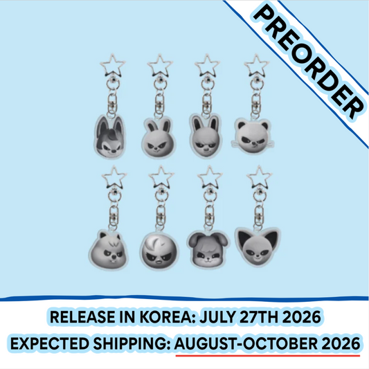 [PREORDER] Stray Kids - [SKZOO EVERYWHERE ALL AROUND THE WORLD POP-UP STORE IN SEOUL OFFICIAL ONLINE MD] EVIL SKZOO ACRYLIC KEYRING (Member Choice)