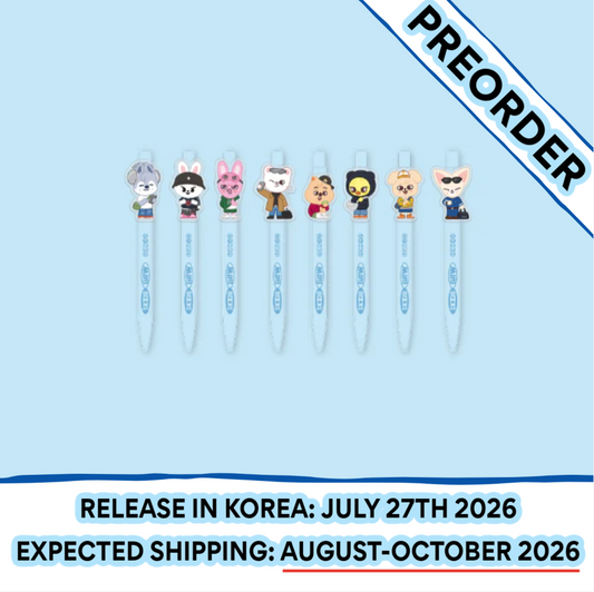 [PREORDER] Stray Kids - [SKZOO EVERYWHERE ALL AROUND THE WORLD POP-UP STORE IN SEOUL OFFICIAL ONLINE MD] SKZOO ACRYLIC GEL PEN (Member Choice)