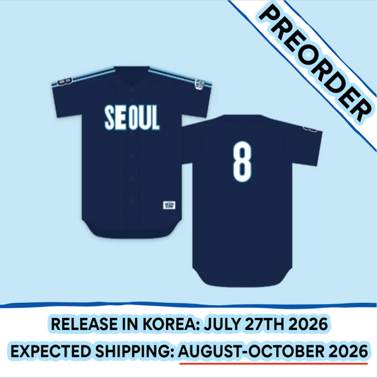 [PREORDER] Stray Kids - [SKZOO EVERYWHERE ALL AROUND THE WORLD POP-UP STORE IN SEOUL OFFICIAL ONLINE MD] BASEBALL JERSEY SEOUL Ver.