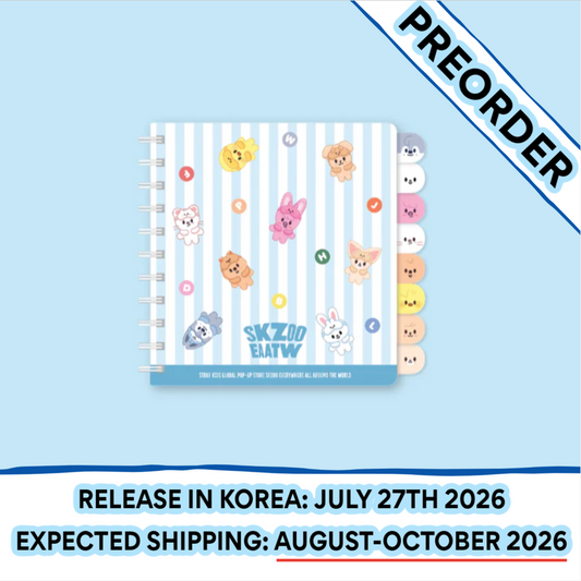 [PREORDER] Stray Kids - [SKZOO EVERYWHERE ALL AROUND THE WORLD POP-UP STORE IN SEOUL OFFICIAL ONLINE MD] SKZOO INDEX NOTE SEOUL Ver.