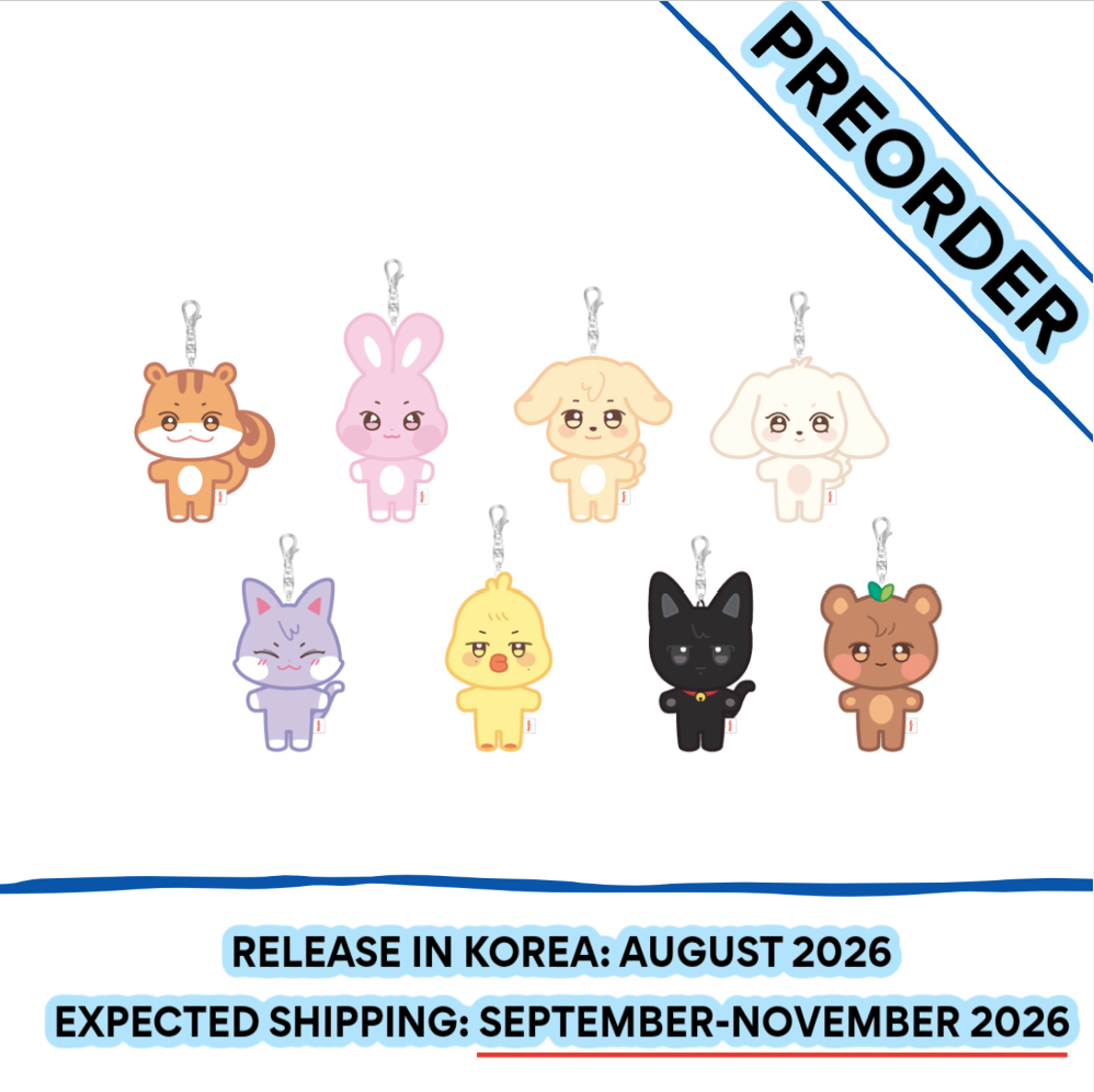 [PREORDER] ATEEZ X ANITEEZ POP-UP STORE 'ANITEEZ IN COLOR' OFFICIAL MD - ANITEEZ PLUSH KEYRING (Member Choice)
