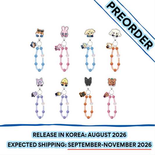 [PREORDER] ATEEZ X ANITEEZ POP-UP STORE 'ANITEEZ IN COLOR' OFFICIAL MD - PHONE TAG BEADS STRAP (Member Choice)