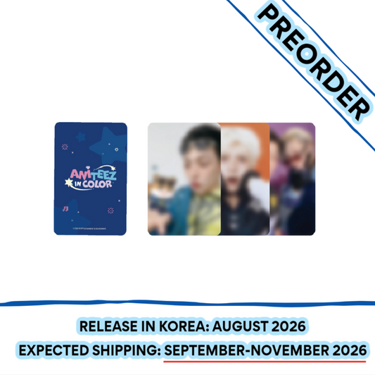 [PREORDER] ATEEZ X ANITEEZ POP-UP STORE 'ANITEEZ IN COLOR' OFFICIAL MD - RANDOM TRADING CARD