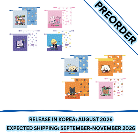 [PREORDER] ATEEZ X ANITEEZ POP-UP STORE 'ANITEEZ IN COLOR' OFFICIAL MD - ANITEEZ COLOR POUCH (Random 1 out of 8)