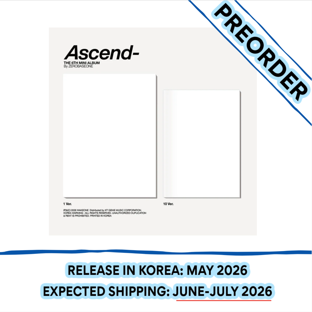 [PREORDER] ZEROBASEONE - ASCEND- 6TH MINI ALBUM PHOTOBOOK Ver. (Random)