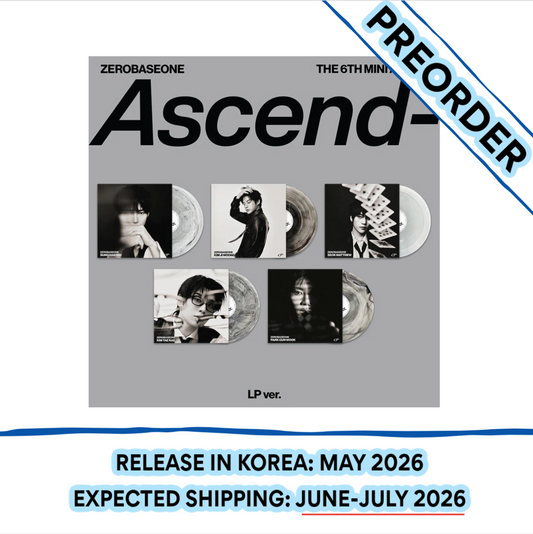 [PREORDER] ZEROBASEONE - ASCEND- 6TH MINI ALBUM LP Ver. (Random)