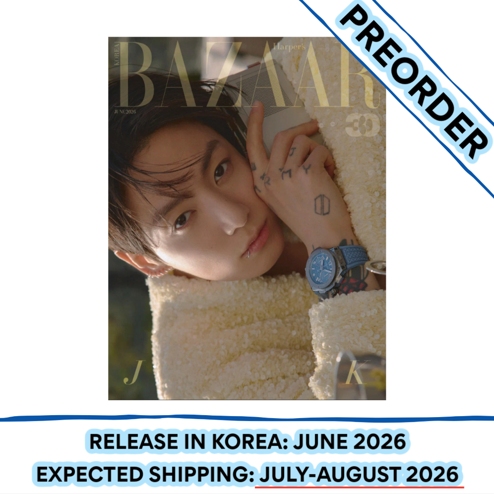[PREORDER] BTS JUNG KOOK - BAZAAR MAGAZINE 2026 JUNE ISSUE (Version Choice)