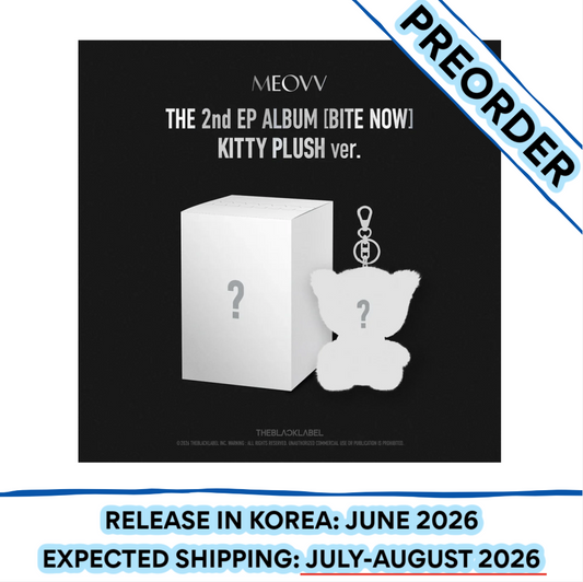[PREORDER] MEOVV - BITE NOW 2ND EP ALBUM KITTY PLUSH Ver. (Random)