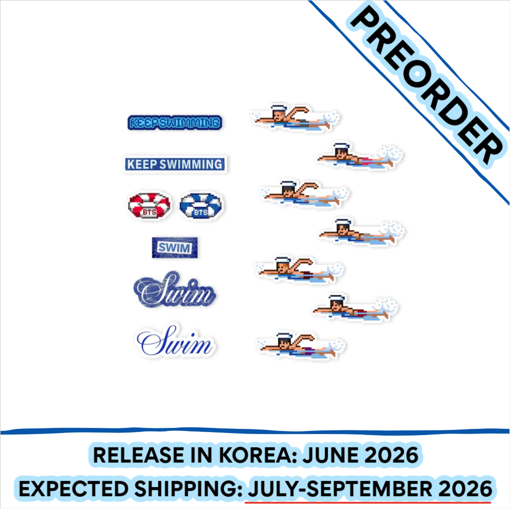 [PREORDER] BTS - SWIM OFFICIAL MD STICKER SET