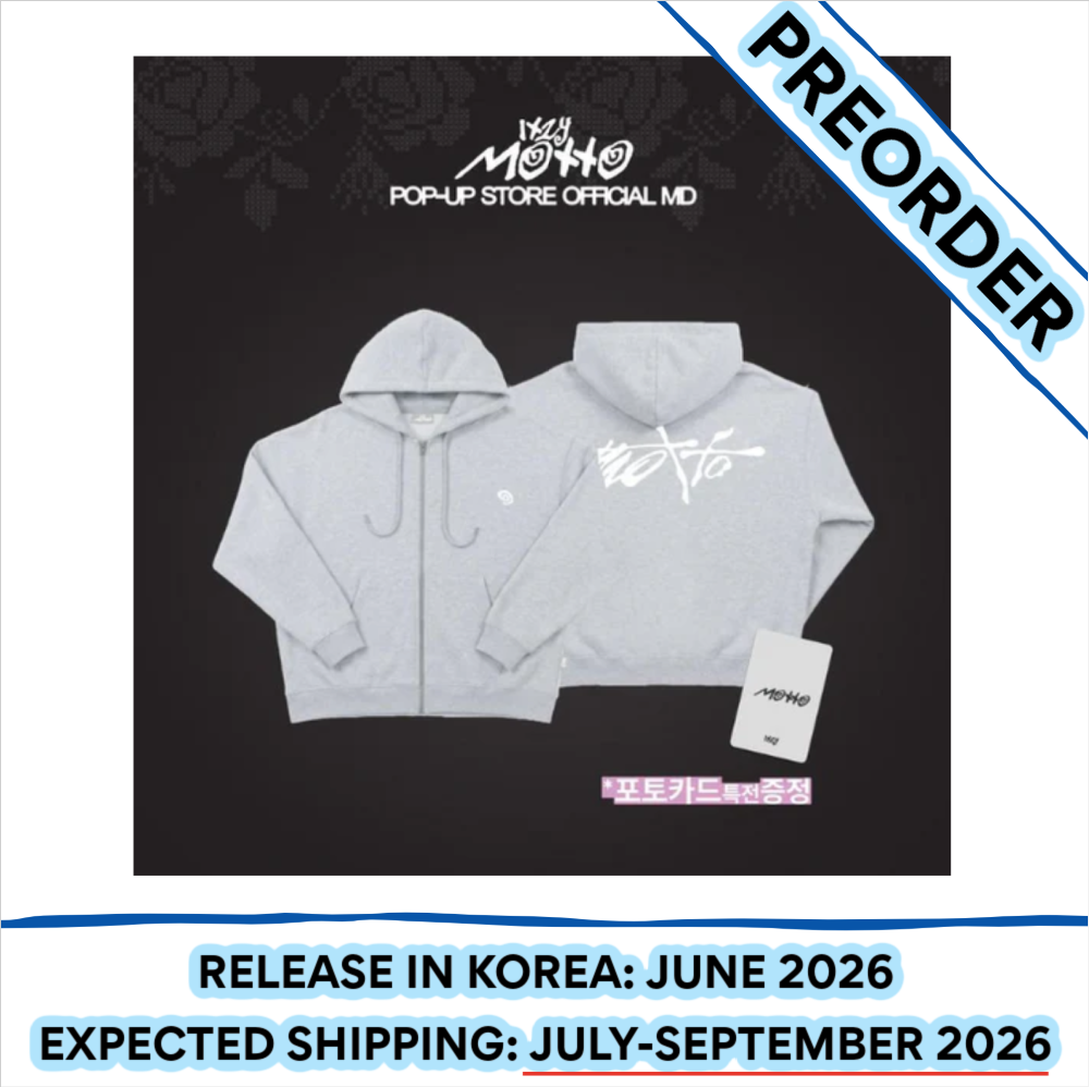 [PREORDER] ITZY - MOTTO POP UP OFFICIAL MD ZIP-UP HOODIE