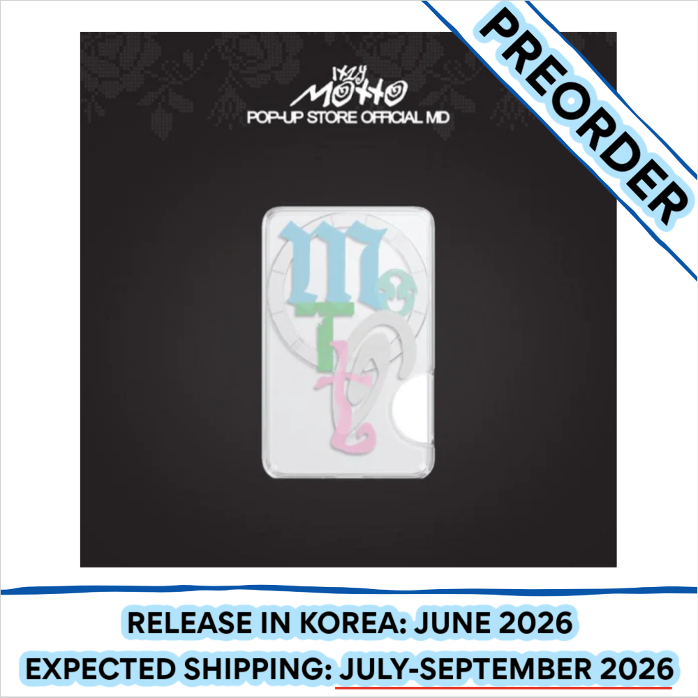 [PREORDER] ITZY - MOTTO POP UP OFFICIAL MD CLEAR MAGNETIC CARD CASE