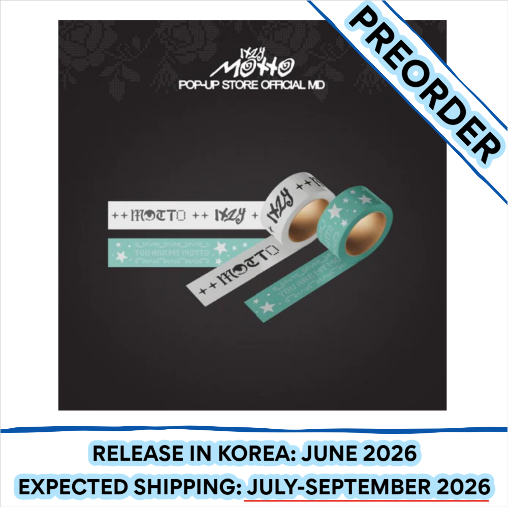 [PREORDER] ITZY - MOTTO POP UP OFFICIAL MD MASKING TAPE