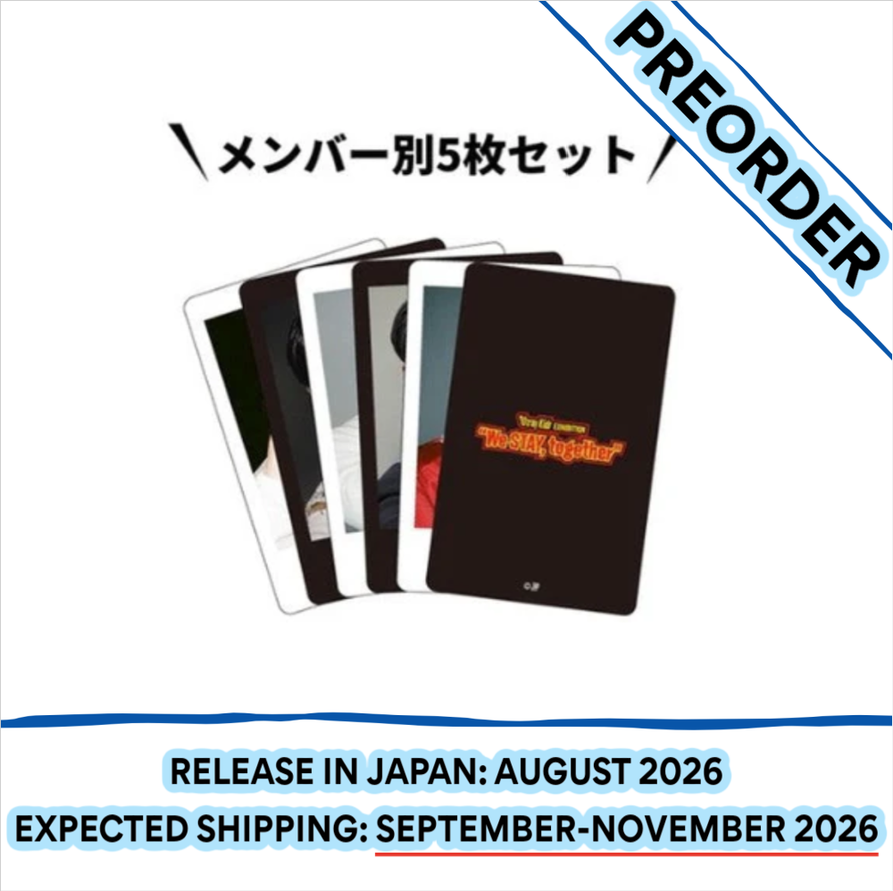 [PREORDER] STRAY KIDS - WE STAY, TOGETHER EXHIBITION OFFICIAL MD ARCHIVE PHOTOCARD SET (Random)