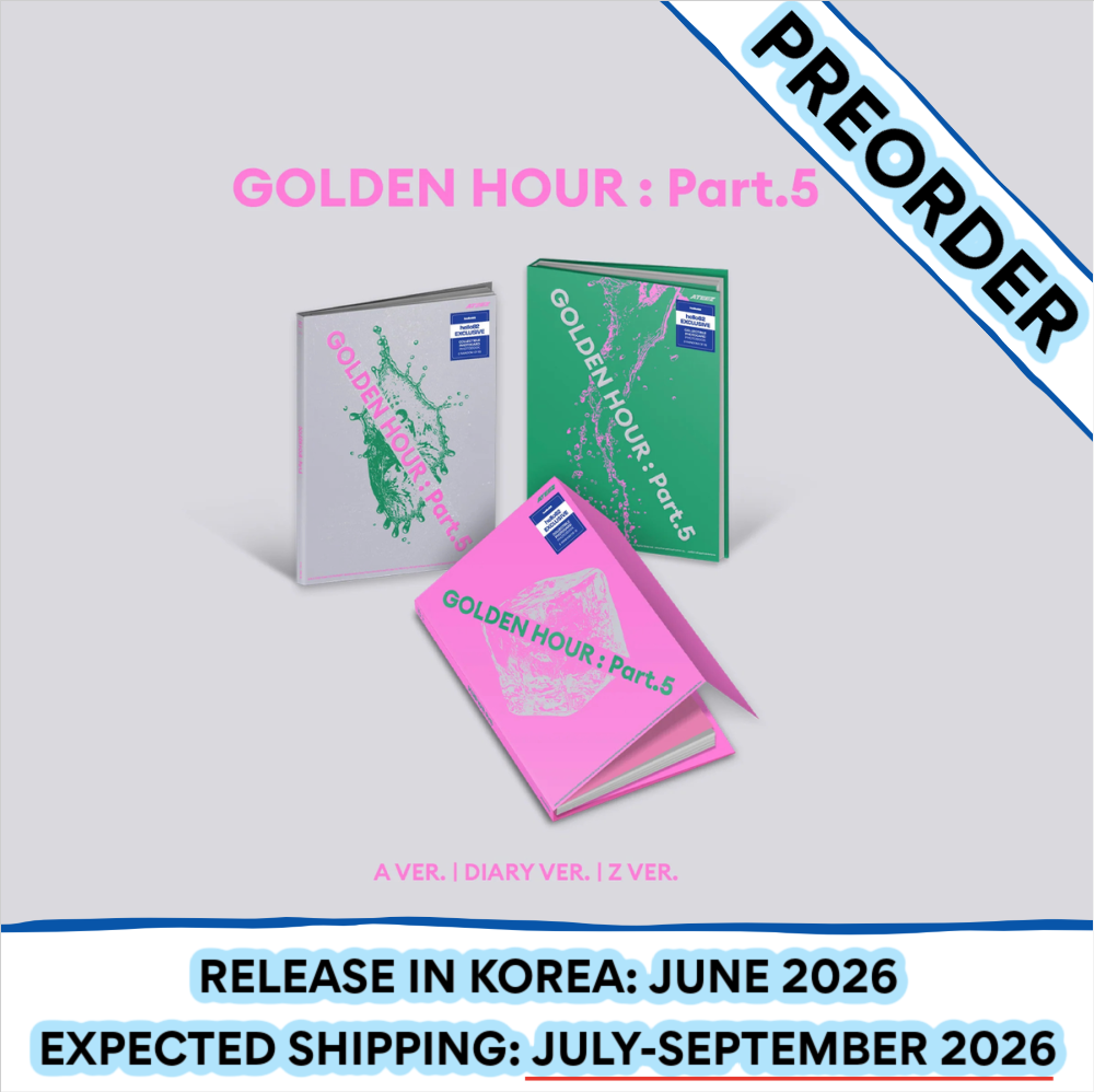 [PREORDER] ATEEZ - 14th Mini Album GOLDEN HOUR : PART.5 Standard Ver. HELLO82 EUROPE EXCLUSIVE (Ver. Choice)