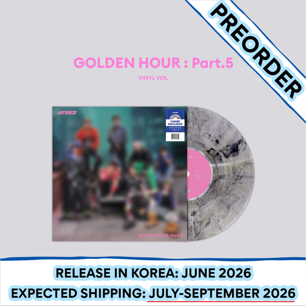 [PREORDER] ATEEZ - 14th Mini Album GOLDEN HOUR : PART.5 Vinyl Ver. HELLO82 EUROPE EXCLUSIVE