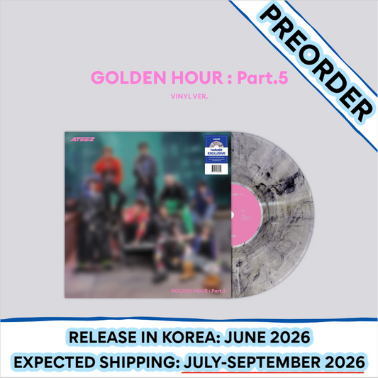 [PREORDER] ATEEZ - 14th Mini Album GOLDEN HOUR : PART.5 Vinyl Ver. HELLO82 EUROPE EXCLUSIVE