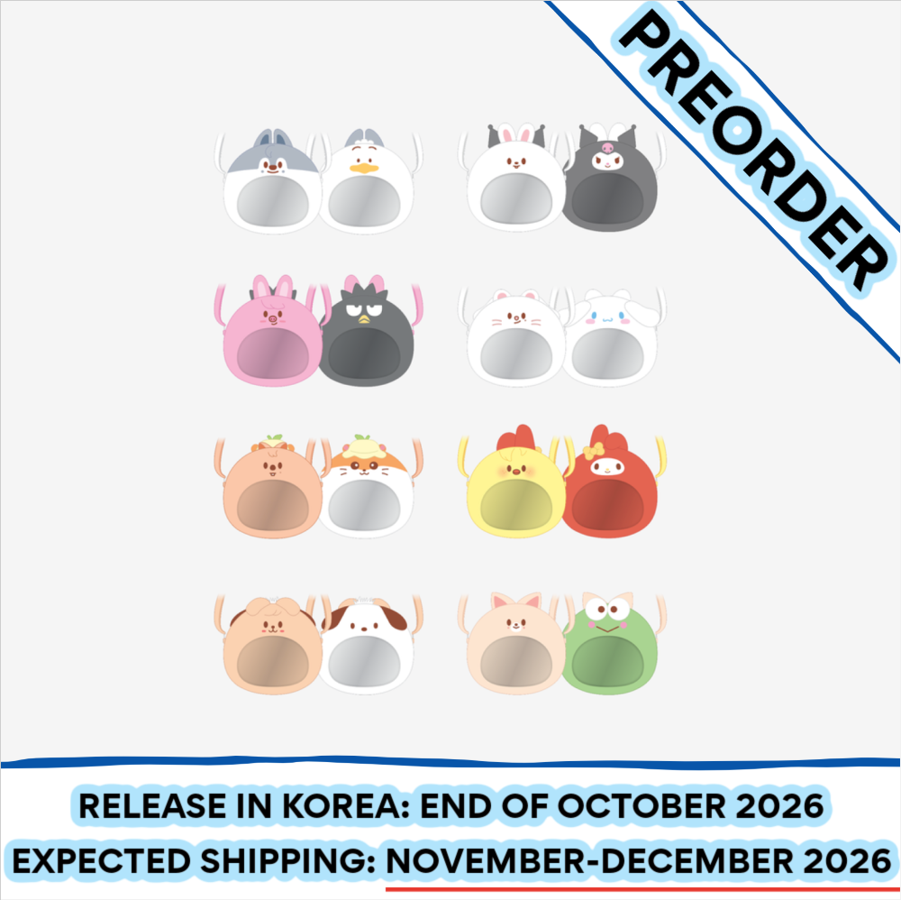 [PREORDER] [SHIPS IN NOV-DEC] Stray Kids - [2026 SKZOO X SANRIO CHARACTERS OFFICIAL MD] PLUSH PVC CROSS BAG (Type Choice)