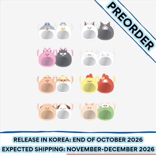 [PREORDER] [SHIPS IN NOV-DEC] Stray Kids - [2026 SKZOO X SANRIO CHARACTERS OFFICIAL MD] PLUSH PVC CROSS BAG (Type Choice)