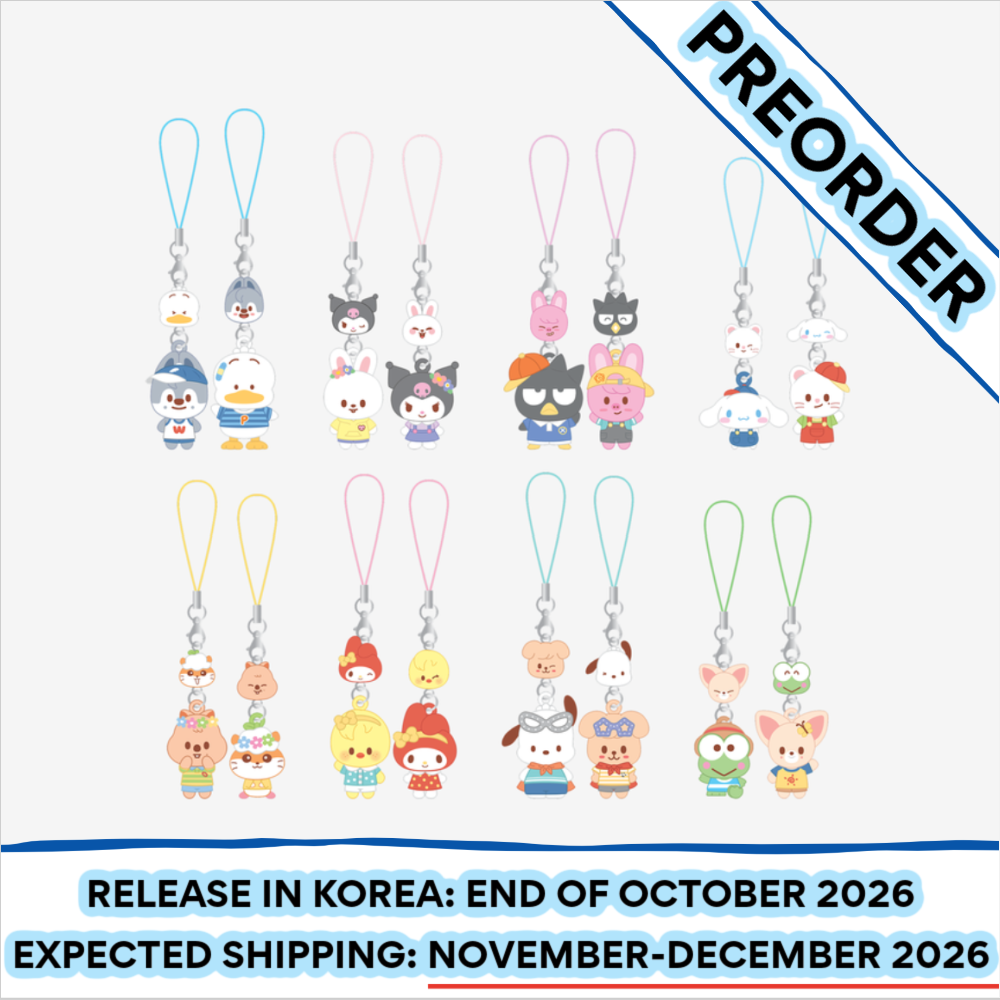 [PREORDER] [SHIPS IN NOV-DEC] Stray Kids - [2026 SKZOO X SANRIO CHARACTERS OFFICIAL MD] MINI FIGURE COUPLE KEYRING (Type Choice)