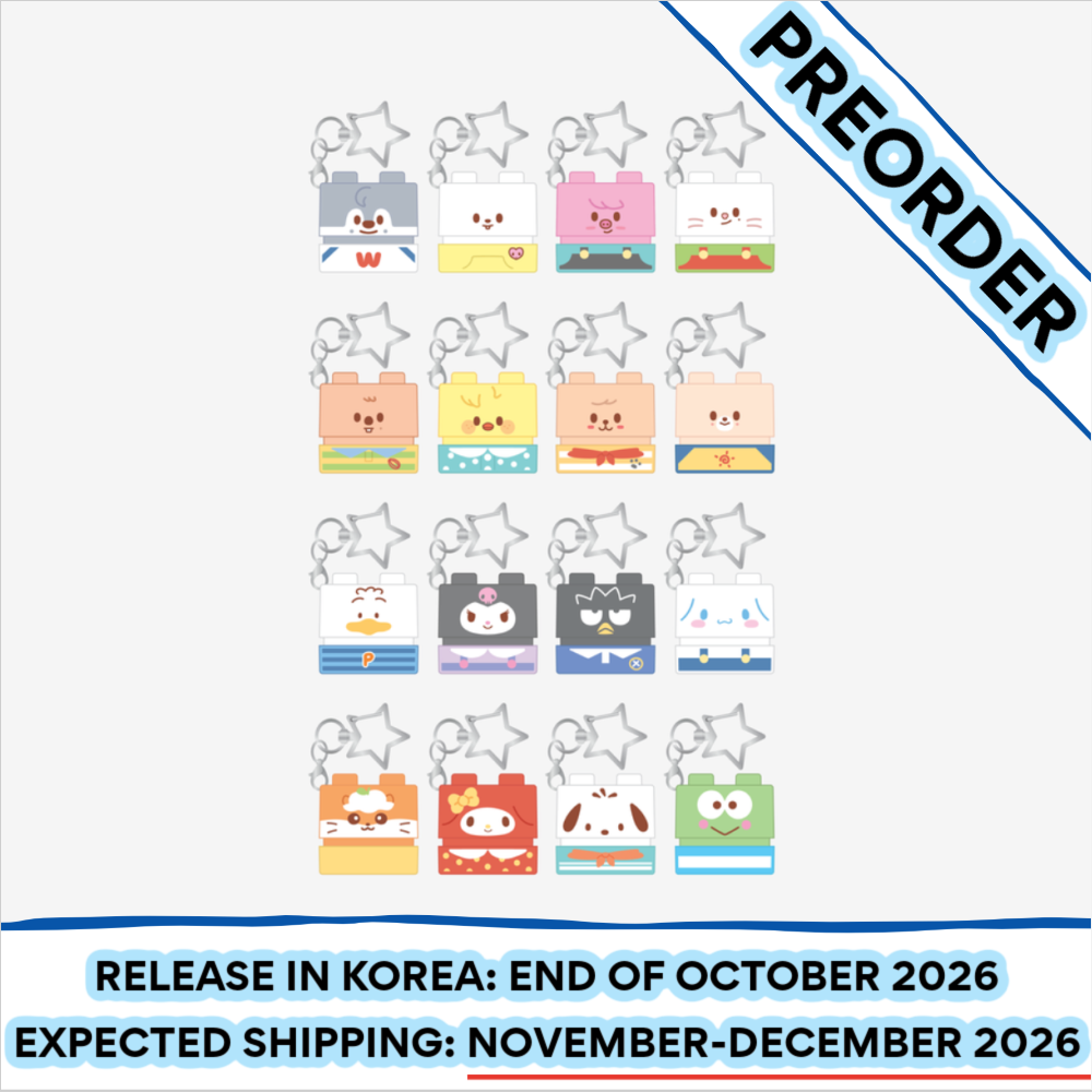 [PREORDER] [SHIPS IN NOV-DEC] Stray Kids - [2026 SKZOO X SANRIO CHARACTERS OFFICIAL MD] SECRET BLOCK STAMP (RANDOM)