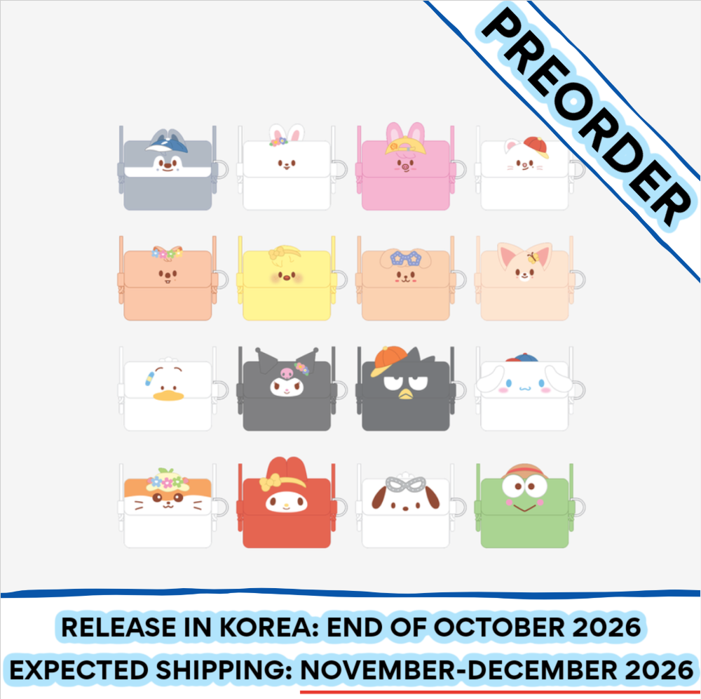 [PREORDER] [SHIPS IN NOV-DEC] Stray Kids - [2026 SKZOO X SANRIO CHARACTERS OFFICIAL MD] CARD WALLET CROSS BAG (Type Choice)
