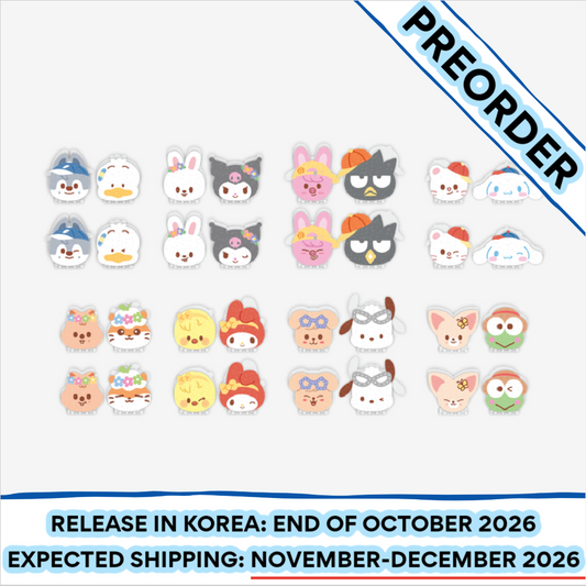 [PREORDER] [SHIPS IN NOV-DEC] Stray Kids - [2026 SKZOO X SANRIO CHARACTERS OFFICIAL MD] HAIR PIN (Type Choice)