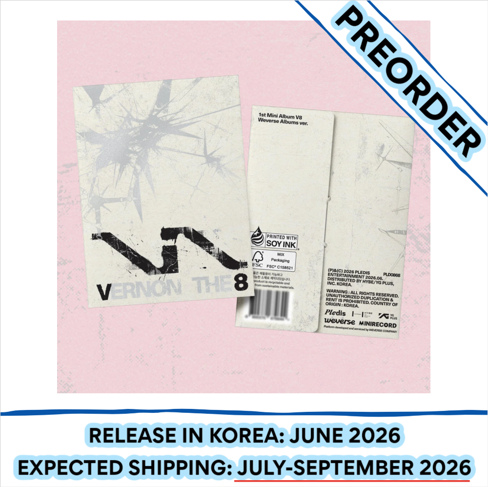 [PREORDER] [SHIPS IN JULY-SEPT] SEVENTEEN V8 - V8 1ST MINI ALBUM WEVERSE ALBUMS Ver. (POB Choice)