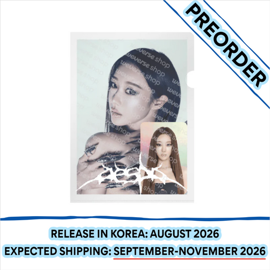 [PREORDER] [SHIPS IN SEPT-NOV] AESPA - [AESPA WEEK MAKE IT LEMONADE OFFICIAL MD] POSTCARD + HOLOGRAM PHOTO CARD SET (WDA Ver.) (Member Choice)