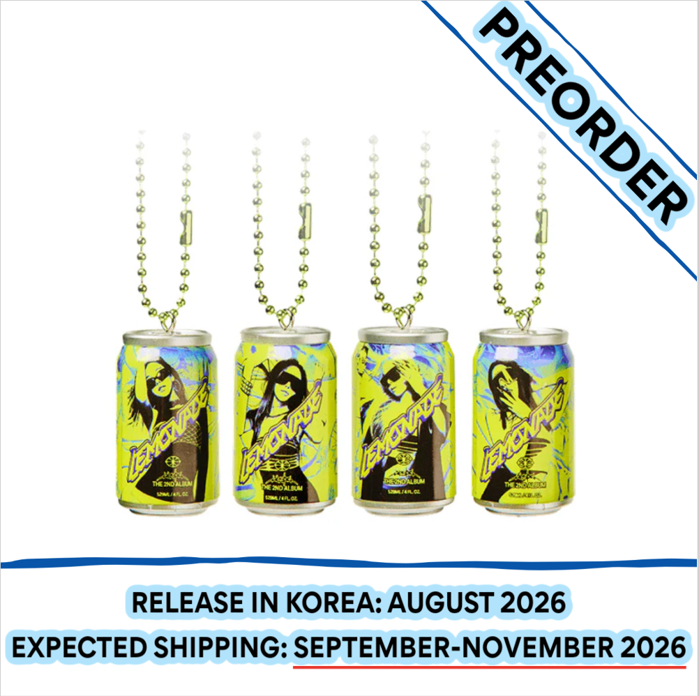 [PREORDER] [SHIPS IN SEPT-NOV] AESPA - [AESPA WEEK MAKE IT LEMONADE OFFICIAL MD] RANDOM MINI LEMONADE CAN KEYRING