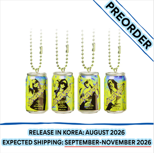 [PREORDER] [SHIPS IN SEPT-NOV] AESPA - [AESPA WEEK MAKE IT LEMONADE OFFICIAL MD] RANDOM MINI LEMONADE CAN KEYRING