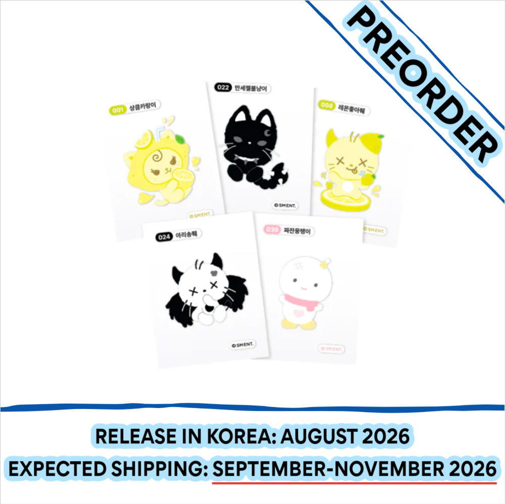 [PREORDER] [SHIPS IN SEPT-NOV] AESPA - [AESPA WEEK MAKE IT LEMONADE OFFICIAL MD] RANDOM TTIBU STICKER SET