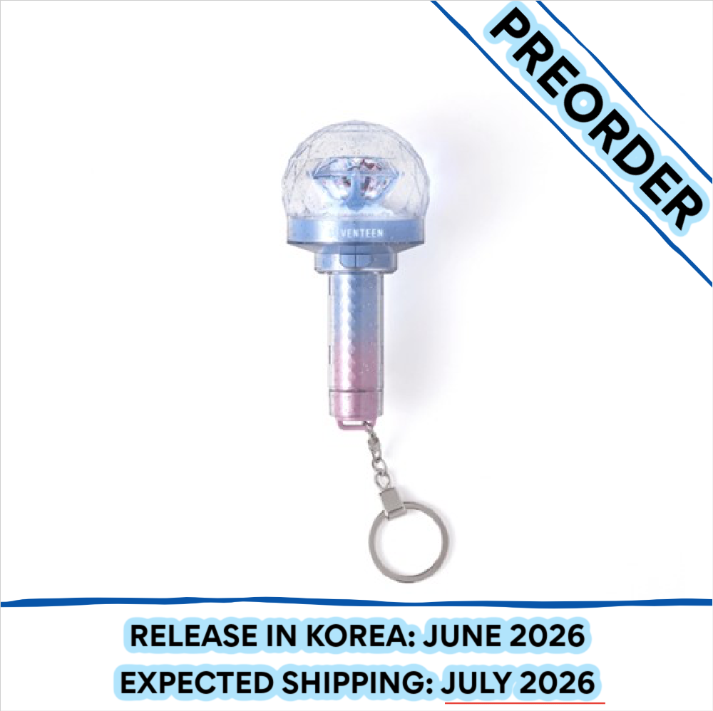 [PREORDER] [SHIPS IN JULY] SEVENTEEN - OFFICIAL LIGHT STICK Ver.3 10th Anniv. Keyring