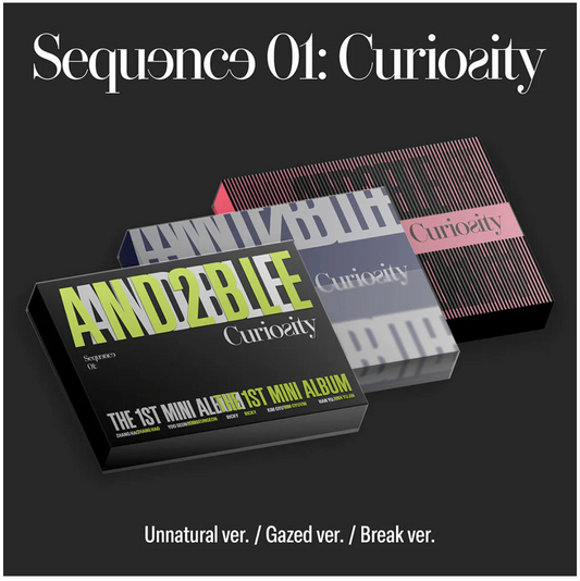 [SHIPS IN JULY] And2ble - SEQUENCE 01: CURIOSITY 1ST MINI ALBUM Standard (Ver. Choice)