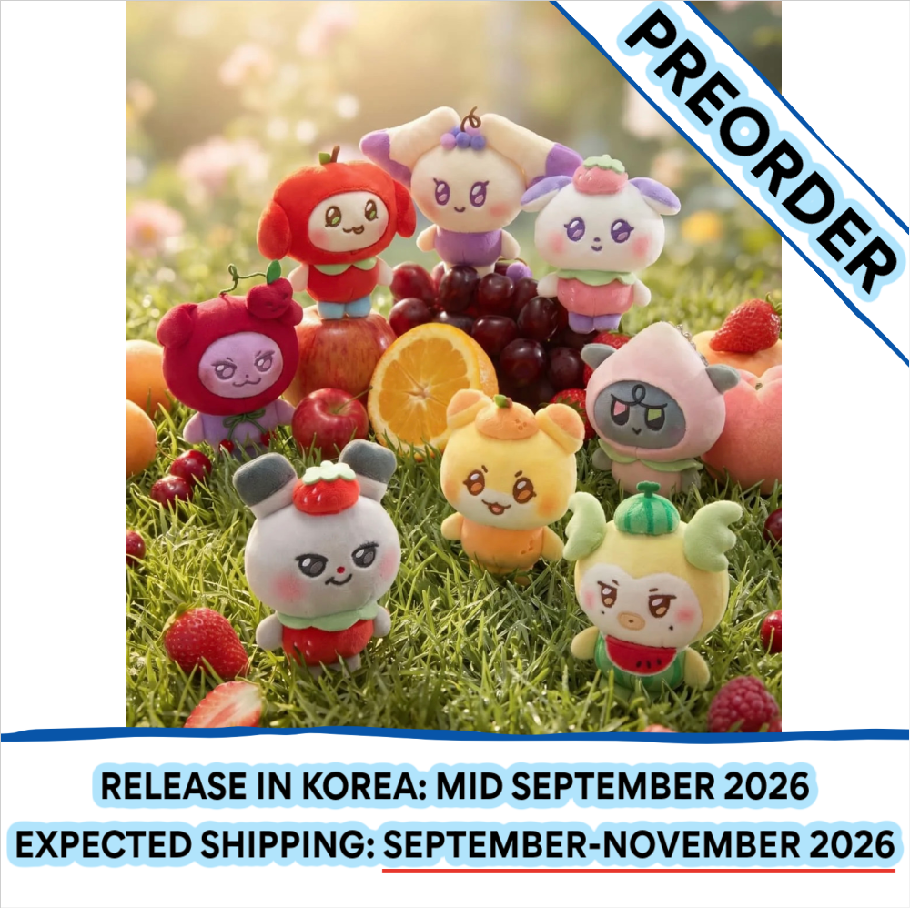 [PREORDER] [SHIPS IN SEPT-NOV] ATEEZ - MIGHTEEZ FRUIT PLUSH KEYRING BERRY BREEZY FAIRY (Member Choice)