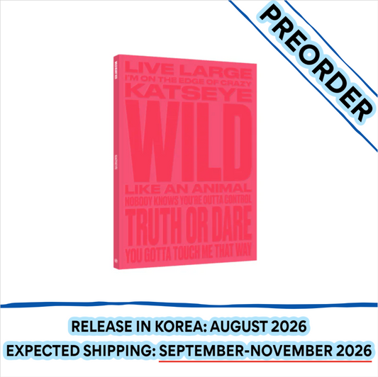 [PREORDER] [SHIPS IN SEPT-NOV] KATSEYE - 'WILD' 3RD EP ALBUM (INTERNATIONAL RETAILER EXCLUSIVE) WILD HEART Ver.