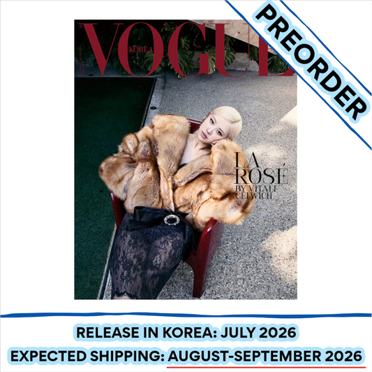 [PREORDER] [SHIPS IN AUG-SEPT] BLACKPINK ROSÉ - VOGUE MAGAZINE 2026 JULY ISSUE (Cover Choice)