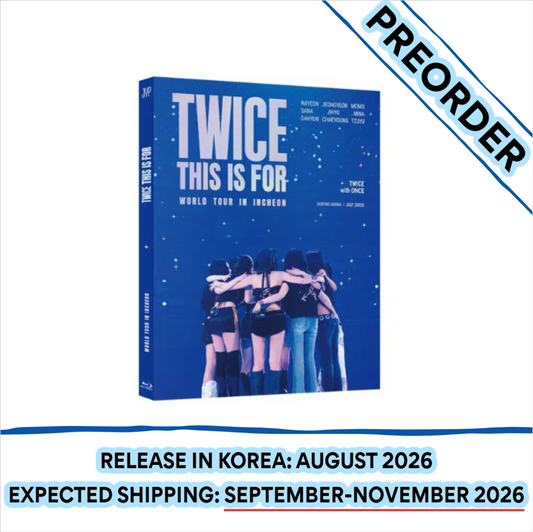 [PREORDER] [SHIPS IN SEPT-NOV] TWICE - 'THIS IS FOR WORLD TOUR IN INCHEON' BLU-RAY (POB Choice)