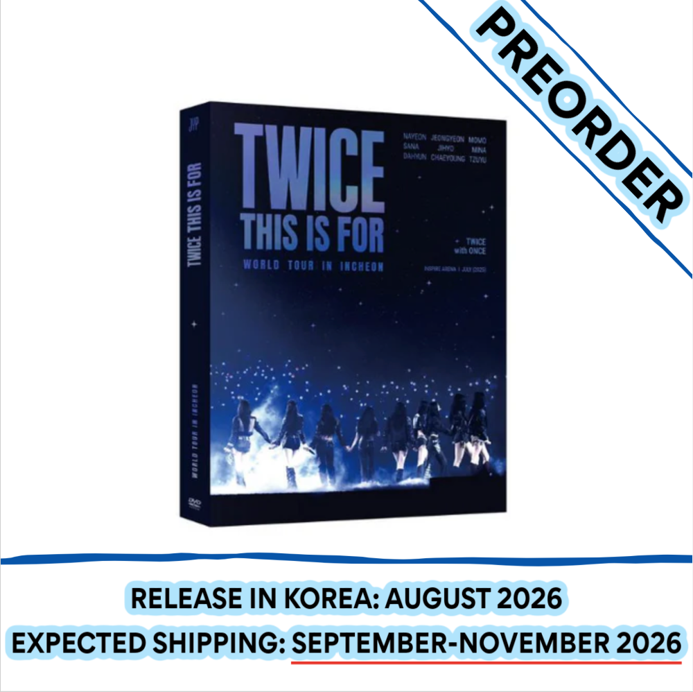 [PREORDER] [SHIPS IN SEPT-NOV] TWICE - 'THIS IS FOR WORLD TOUR IN INCHEON' DVD (POB Choice)
