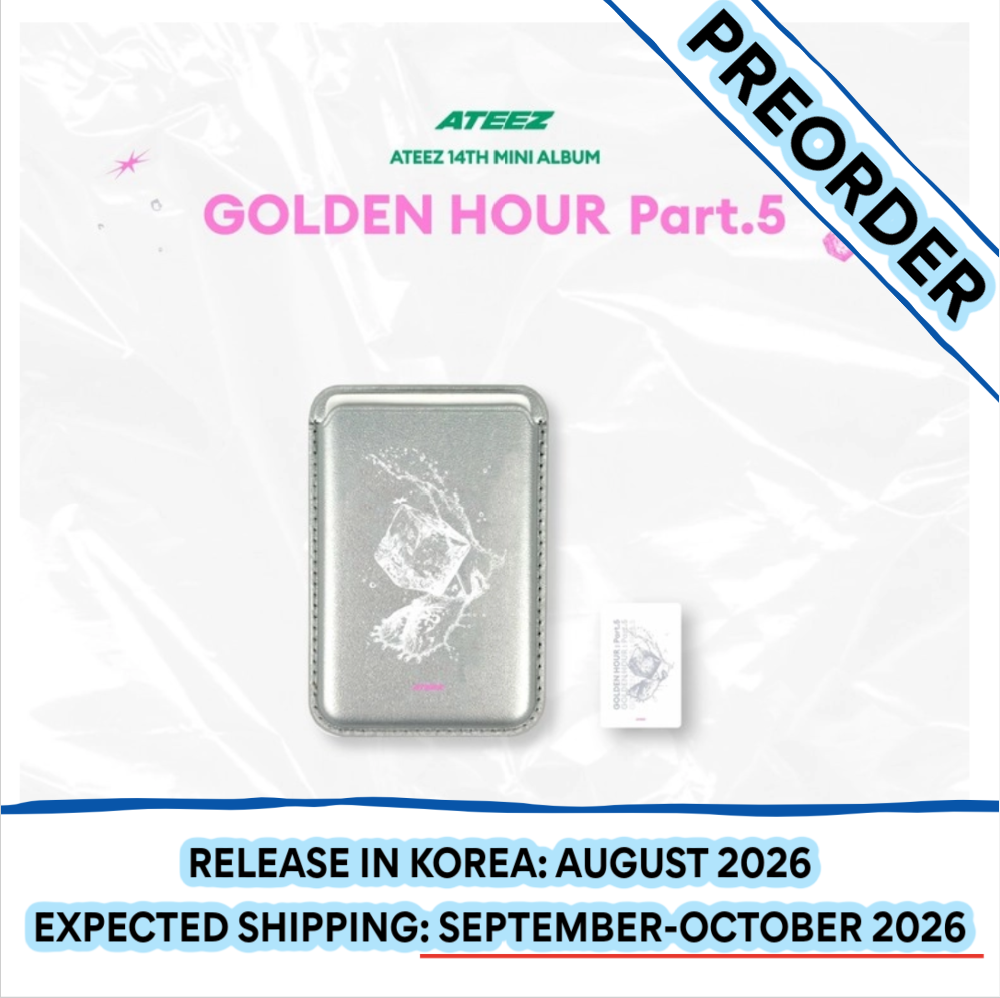 [PREORDER] [SHIPS IN SEPT-OCT] ATEEZ - [POP-UP STORE [GOLDEN HOUR : Part.5] MD] MAGNETIC CARD CASE