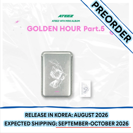 [PREORDER] [SHIPS IN SEPT-OCT] ATEEZ - [POP-UP STORE [GOLDEN HOUR : Part.5] MD] MAGNETIC CARD CASE