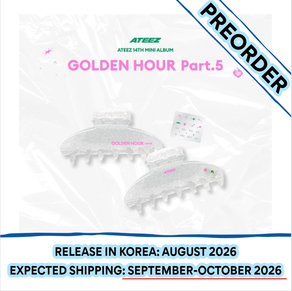 [PREORDER] [SHIPS IN SEPT-OCT] ATEEZ - [POP-UP STORE [GOLDEN HOUR : Part.5] MD] HAIR CLIP