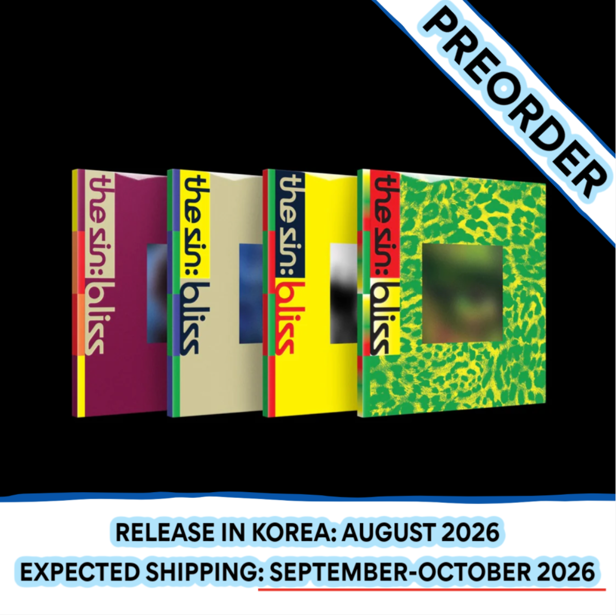 [PREORDER] [SHIPS IN SEPT-OCT] ENHYPEN - THE SIN : BLISS 8TH MINI ALBUM Standard Ver. (Version & POB Choice)