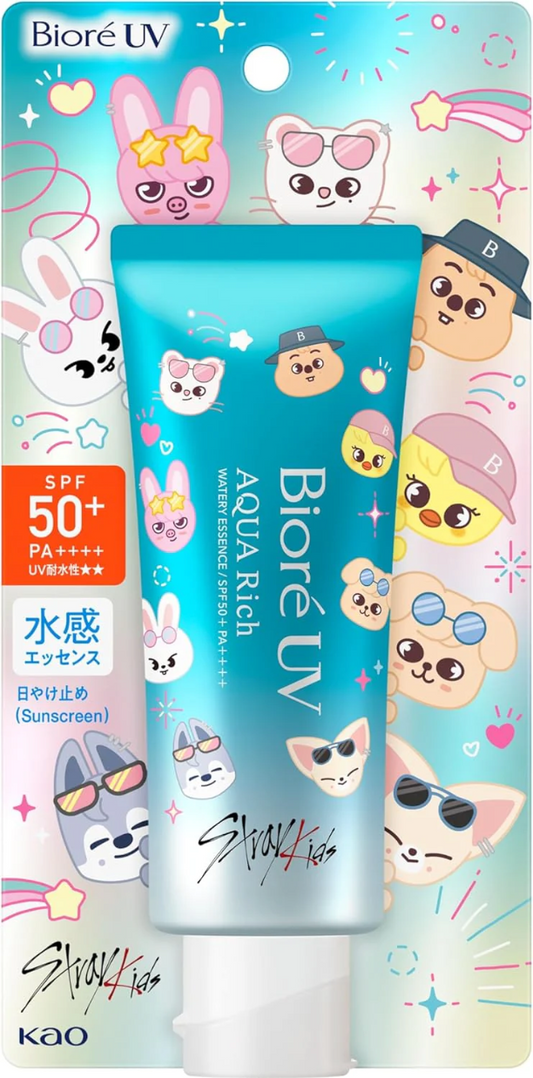 Stray Kids - SKZOO X Bioré UV Aqua Rich Watery Essence Sunscreen (SPF 50+ PA++++) 70g