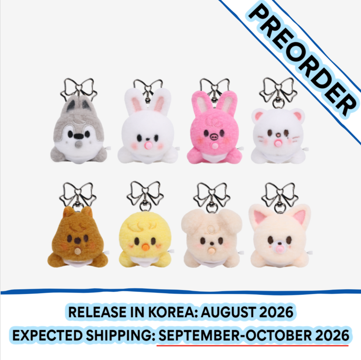 [PREORDER] [SHIPS IN SEPT-OCT] Stray Kids - World Tour [RUN IT SEOUL] OFFICIAL MD - SKZOO SECRET WIND-UP PLUSH (RANDOM)