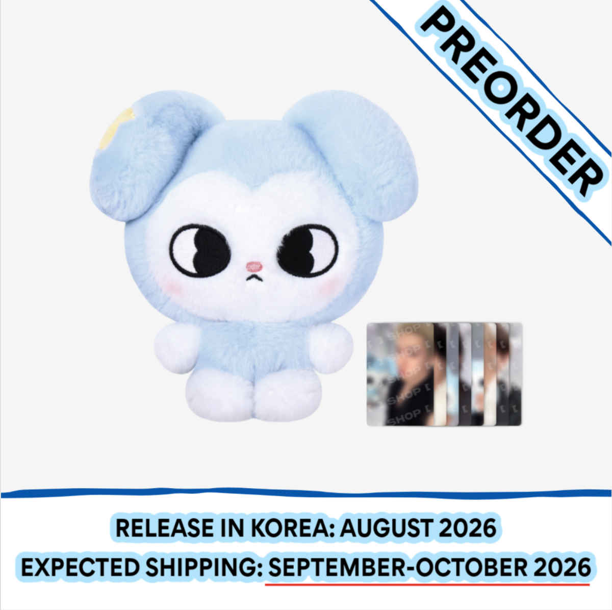 [PREORDER] [SHIPS IN SEPT-OCT] Stray Kids - World Tour [RUN IT SEOUL] OFFICIAL MD - TASY PLUSH ORIGINAL Ver.